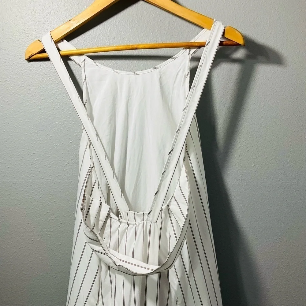 3.1 Phillip Lim Striped Tent Dress size 10 white with light brown strips D130 - Picture 12 of 14